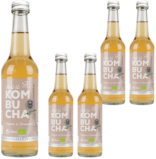 오라라 비건 오리지널 콤부차, 330ml, 1개입, 5개, 330ml
