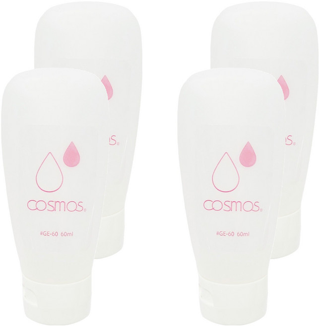 台灣 COSMOS 軟管 60ml, 霧面白, 4個