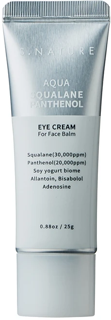 에스네이처 아쿠아 스쿠알란 판테놀 아이크림 포 페이스 밤, 25ml, 1개 - 쿠팡
