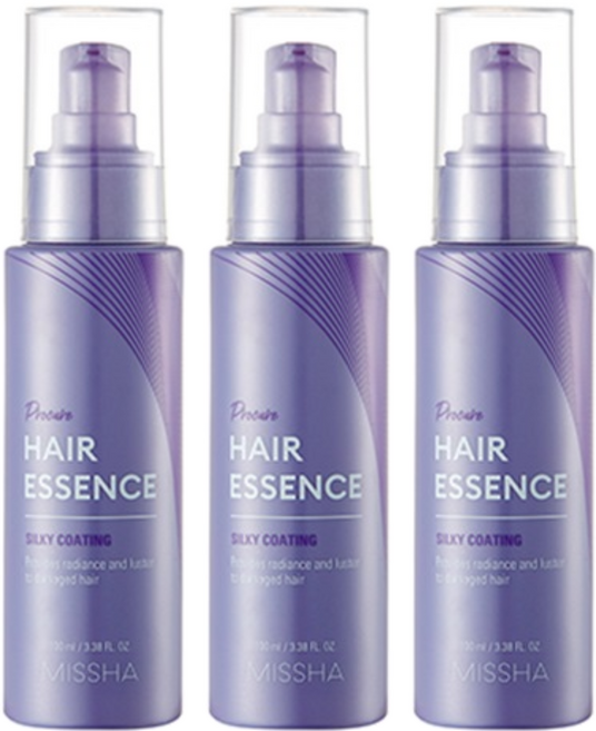 미샤 프로큐어 실키 코팅 헤어 에센스, 100ml, 3개