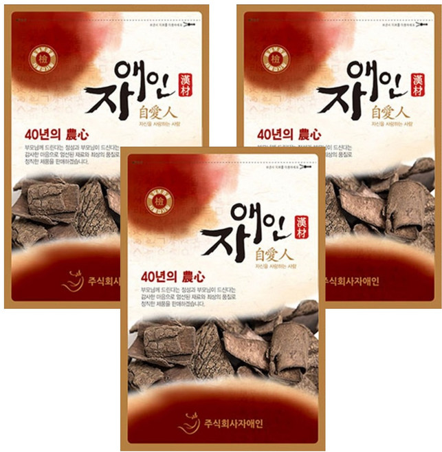 자애인 볶은 두충나무 껍질차, 600g, 3개