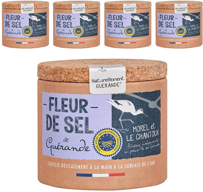 Le Paludier de Guerande 葛宏德 鹽之花土板天日鹽, 100g, 5個