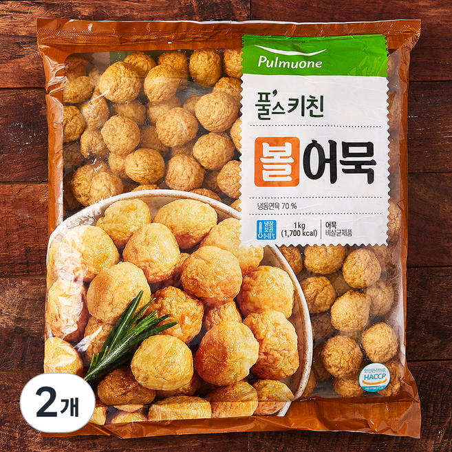 풀스키친 볼어묵, 1kg, 2개