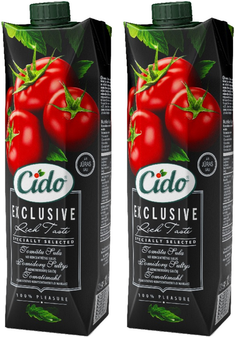 시도 씨솔트 토마토주스, 2개, 1L