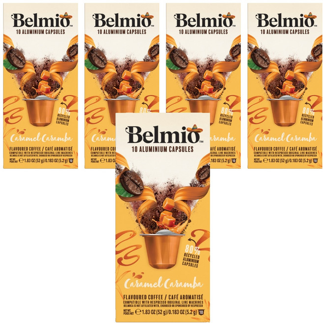 벨미오 카라멜 카람바 캡슐커피, 5.2g, 10개입, 5개