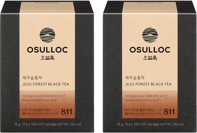 오설록 제주 숲 홍차, 1.8g, 10개입, 2개