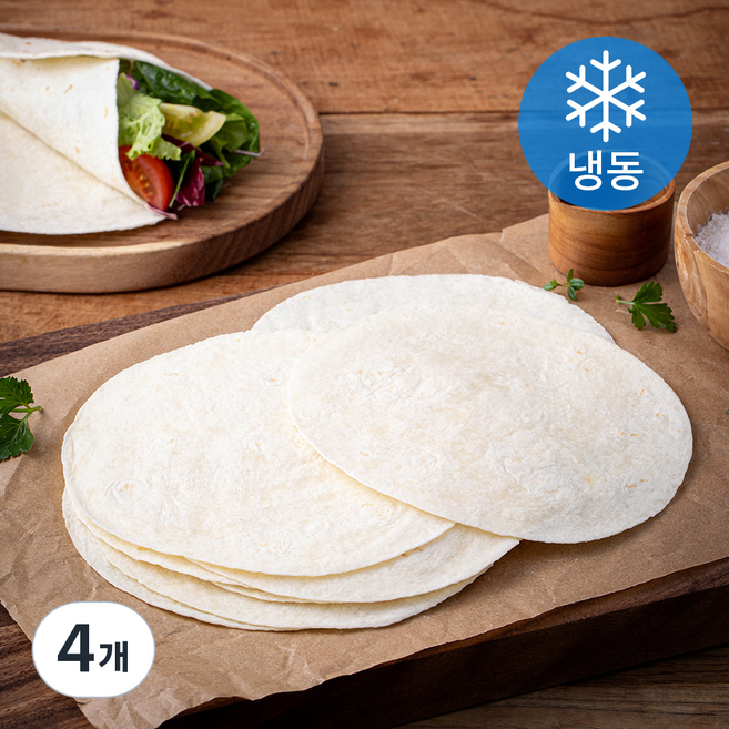 세미원 밀또띠아 지름 15cm (냉동), 26g, 4개, 12개입