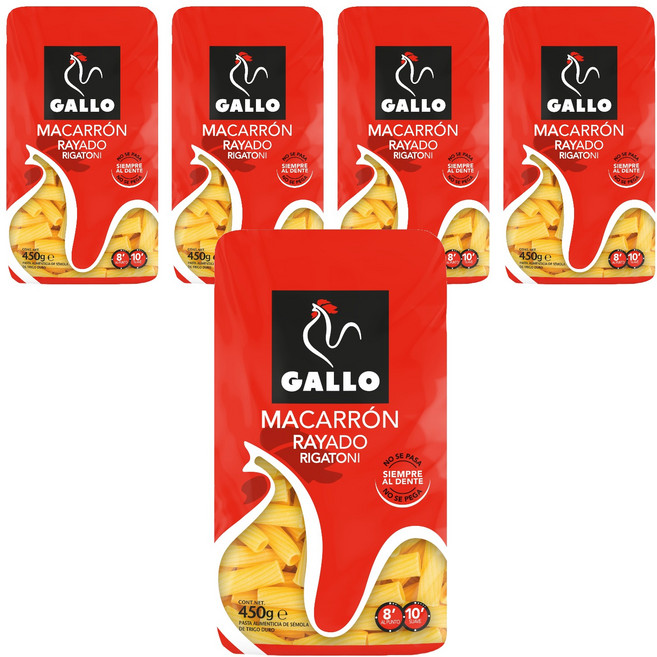 GALLO 리가토니, 450g, 5개