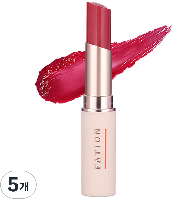 파티온 액티브 핏 모이스처 립밤, 02 라즈베리밤, 5개, 4.5g