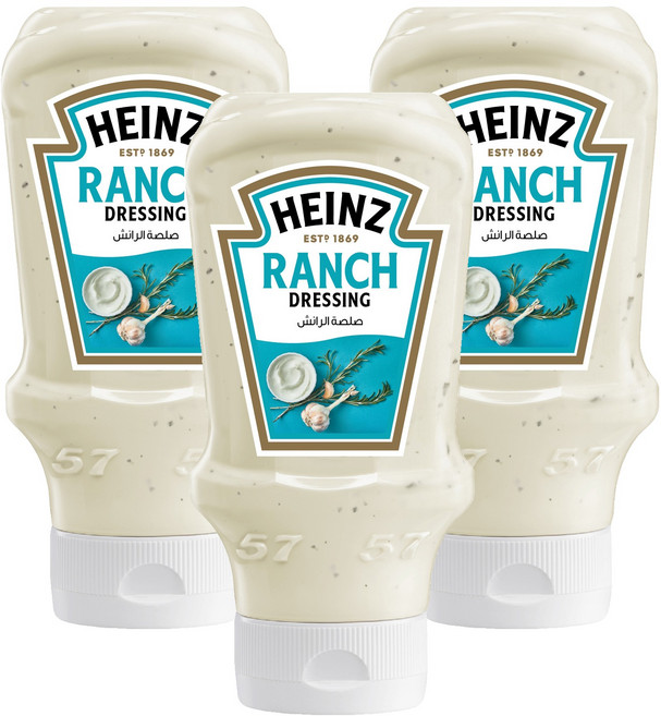 하인즈 랜치 드레싱, 418.5g, 3개
