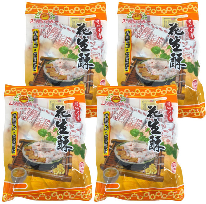 正一食品 奶油花生酥, 270g, 4袋