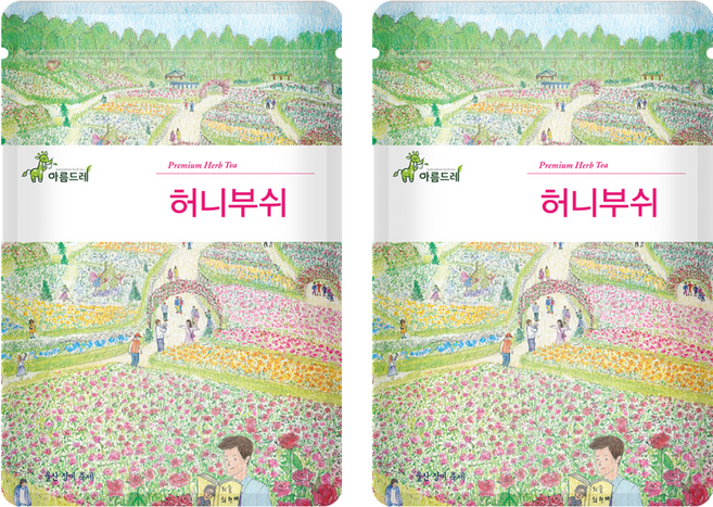 Areumdre 蜜樹茶三角茶包, 1.1g, 25包, 2袋
