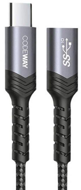 CODEWAY Type-C 公對母延長線 USB3.2 Gen2, 3m, 1條