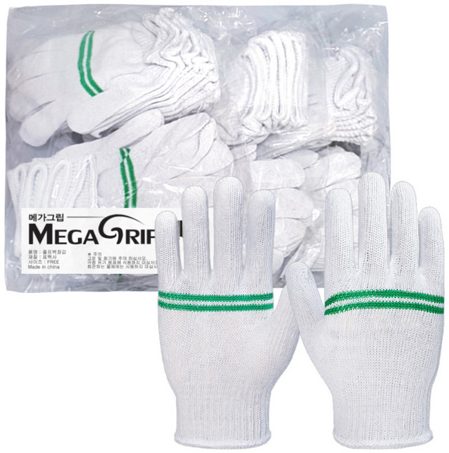 메가그립 표백장갑, 혼합색상, 30세트