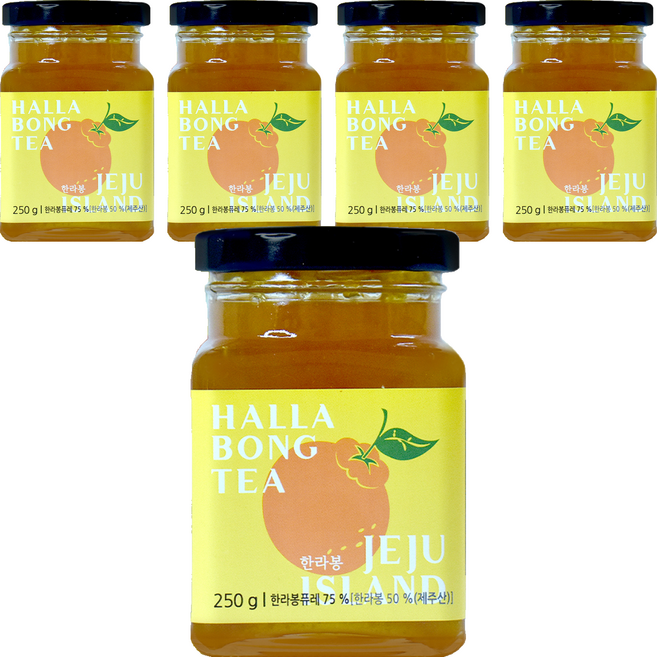 제주담움 한라봉 과일차, 250g, 1개입, 5개