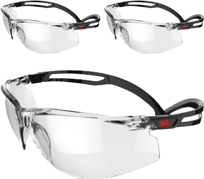 3M SecureFit 500 護目鏡 SF-501SGAF, 3個, 透明