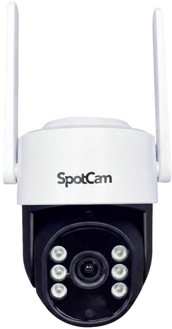 SpotCam 全彩夜視可旋轉3K防水IP65網路攝影機監視器, 1個, PT1