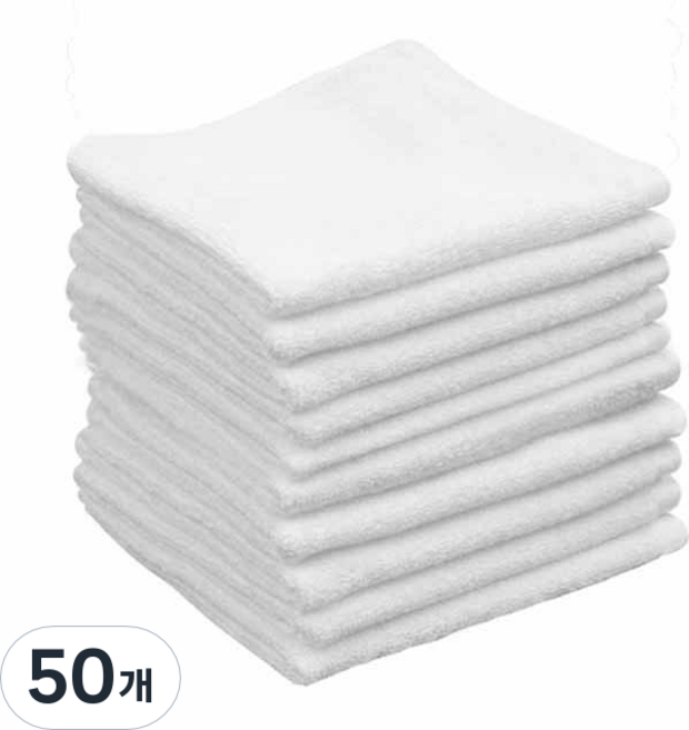 송월타월 베이직 면행주, 50개