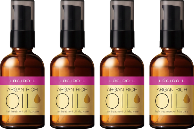 LUCIDO-L 樂絲朵 摩洛哥護髮精華油 抗躁型 免沖洗, 60ml, 4件