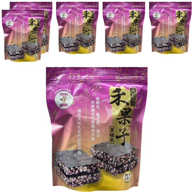 高仰三 黑糯米禾果子, 117g, 6袋