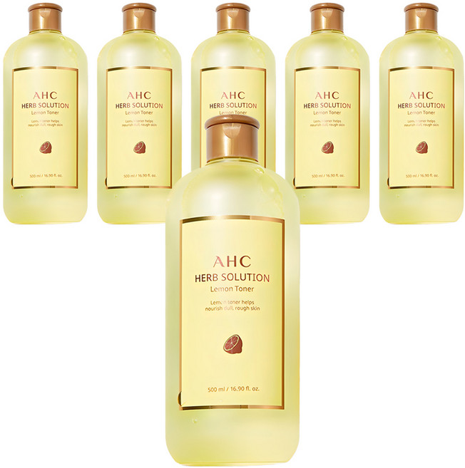 AHC 草本檸檬化妝水, 500ml, 6瓶
