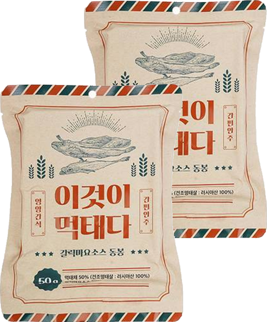 홍익상회 이것이 먹태다, 50g, 2개