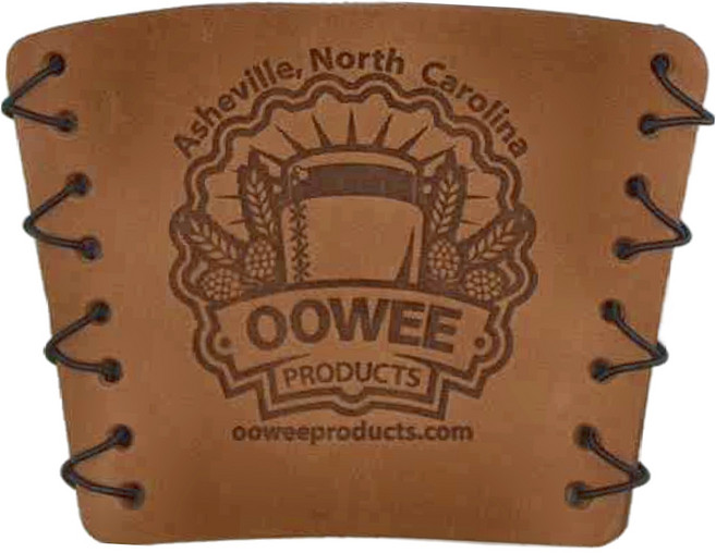 OOWEE PRODUCTS 品牌手工皮革杯套 60g, 1個