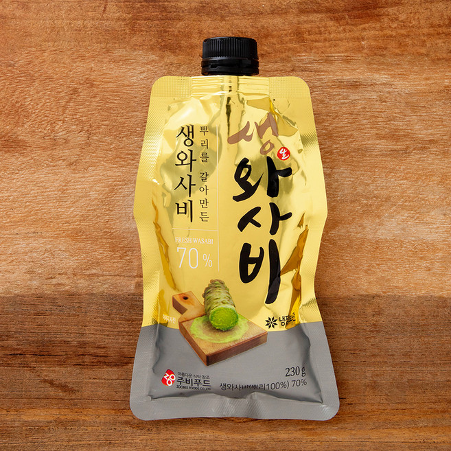 뿌리를 갈아만든 생와사비 70%, 230g, 1개