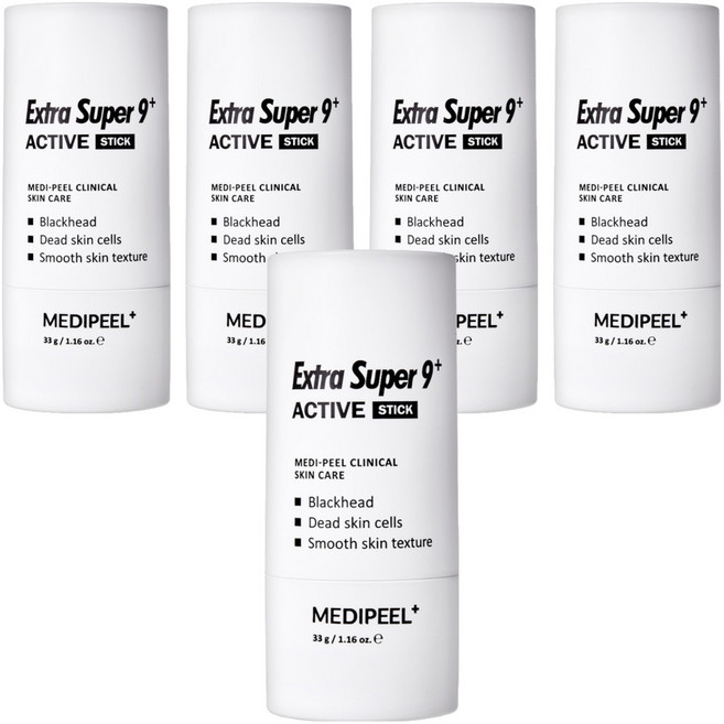 메디필 엑스트라 슈퍼9 플러스 액티브 스틱, 33g, 5개