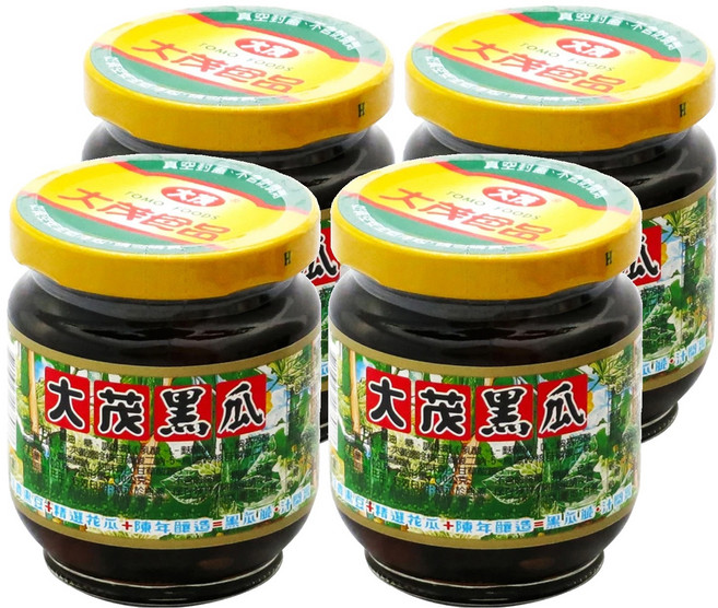 大茂 黑瓜 清脆可口 酸甜開胃, 170g, 4罐