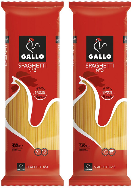 GALLO 스파게티 No 3, 450g, 2개