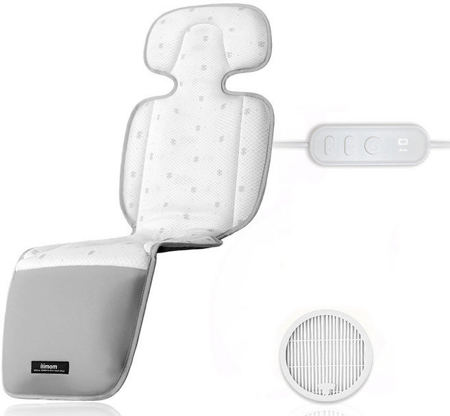 일리맘 유아용 럭스 쿨시트, 그레이, 1개