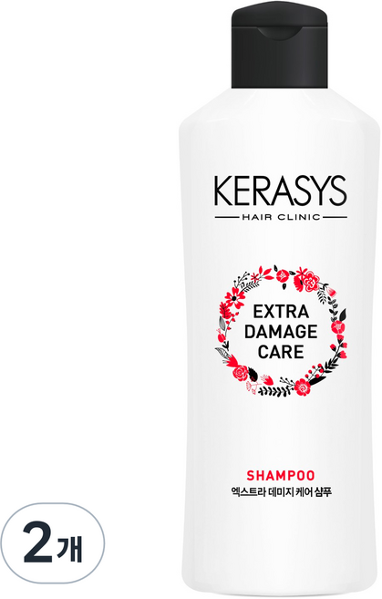 케라시스 엑스트라 데미지 케어 샴푸, 180ml, 2개