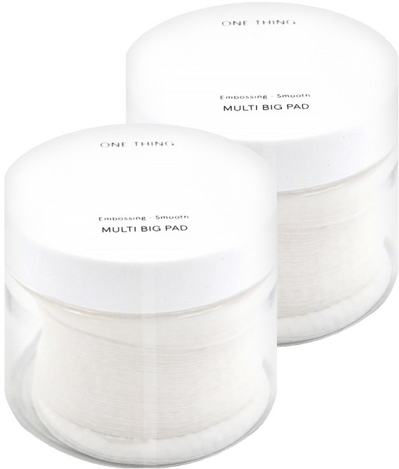 ONE THING 圓形化妝棉, 70片, 2盒