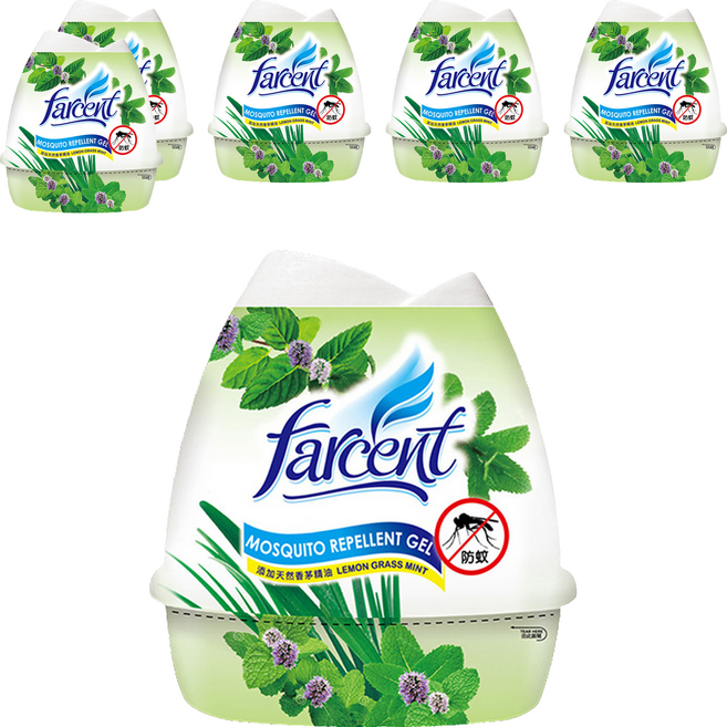 farcent 花仙子 防蚊香膏, 200g, 6個, 香茅薄荷