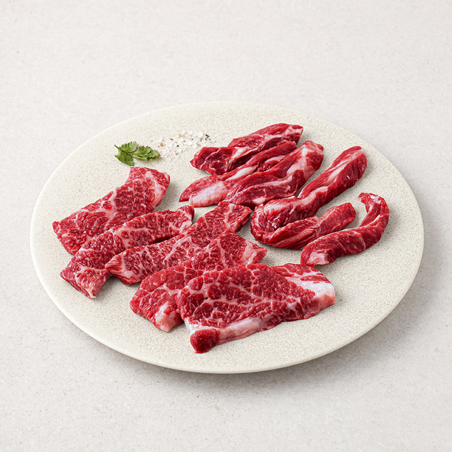 참연한우 어린암소 갈비살 1등급 구이용 (냉장), 200g, 1개