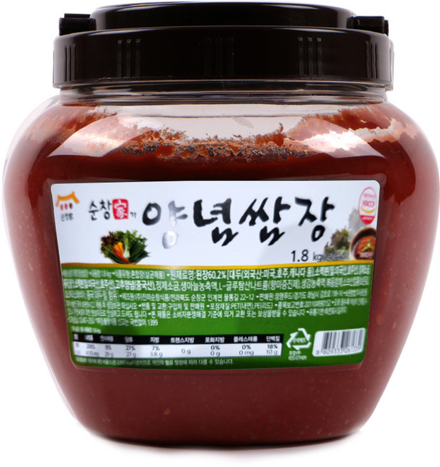 순창가 양념 쌈장, 1.8kg, 1개