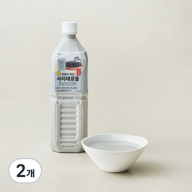 참살이 서리태 콩물, 2개, 1L