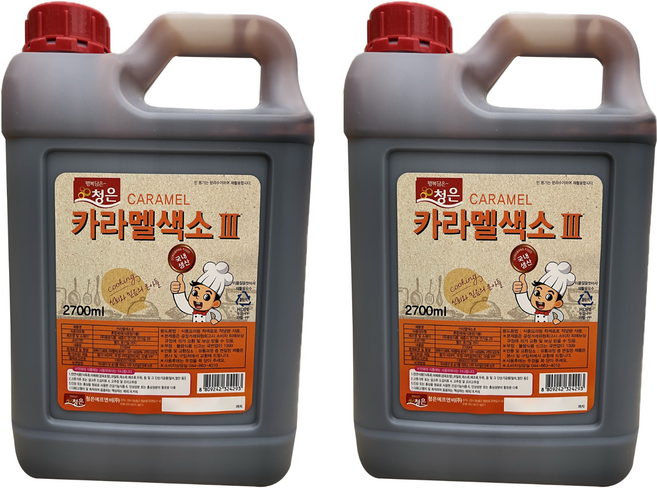 청은에프엔비 카라멜 색소, 2개, 2.7L