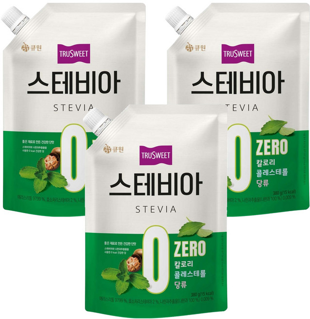 트루스위트 스테비아, 380g, 3개