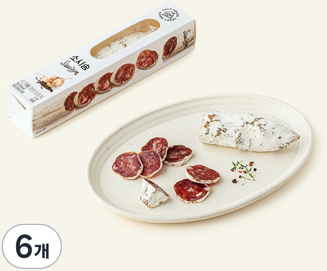 소금집 소시송, 70g, 6개