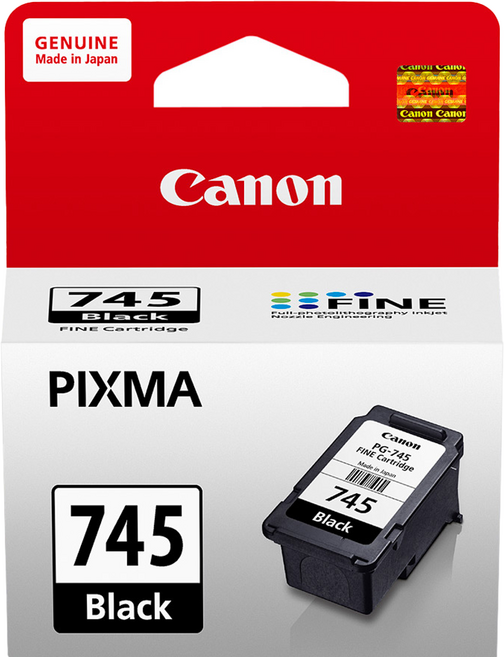 Canon 佳能 原廠墨水匣 PG-745 黑色 8ml, 1個