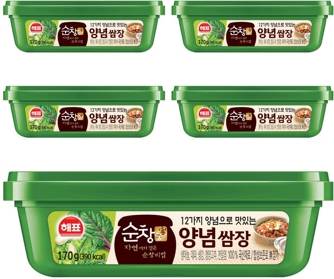 순창궁 12가지양념으로 맛있는 양념쌈장, 170g, 5개
