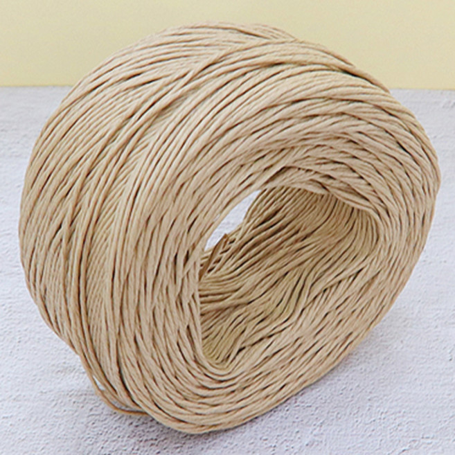Uniart 彩色紙繩 2mm, 200m, 1個, 自然色