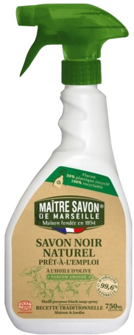 MAITRE SAVON DE MARSEILLE 玫翠思 黑肥皂強效家用去汙噴霧, 750ml, 1瓶