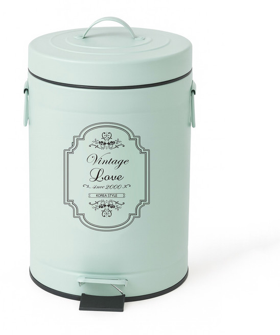 오션웰리빙 클래식 더스트빈 20L, 민트