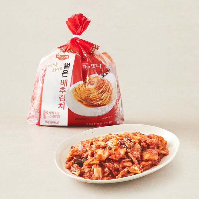 인우에프앤씨 더맛나 썰은 배추김치, 1kg, 1개