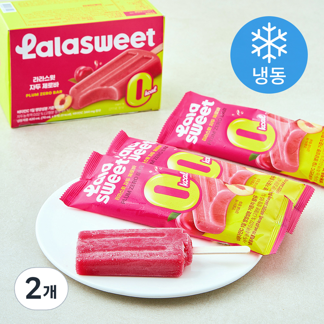 라라스윗 자두 제로바 (냉동), 2개, 6개입, 70ml