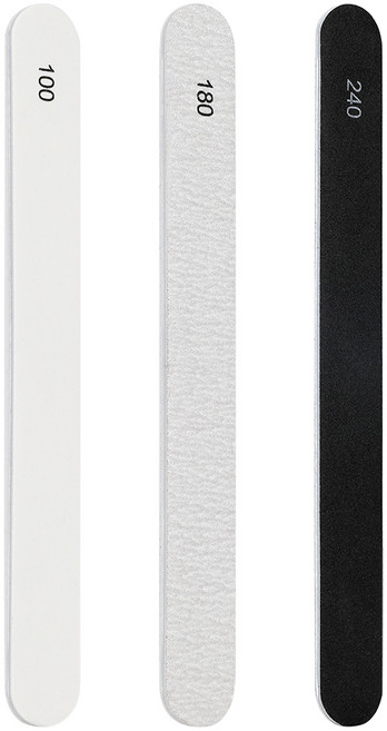 코멧 홈 네일케어 파일 3종 세트, 1세트, 혼합색상