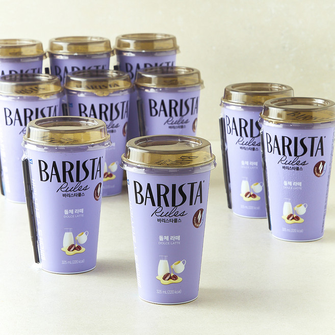 바리스타룰스 돌체 라떼, 325ml, 10개
